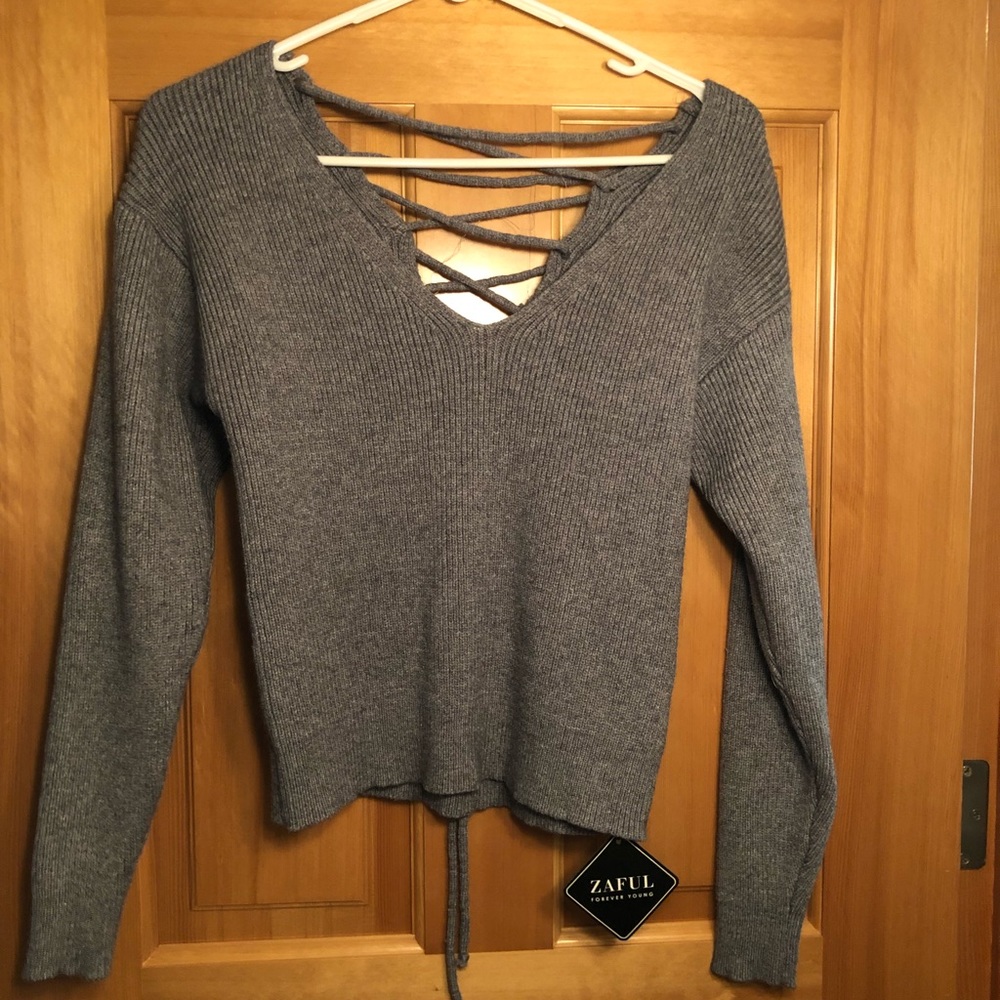 Grey sweater